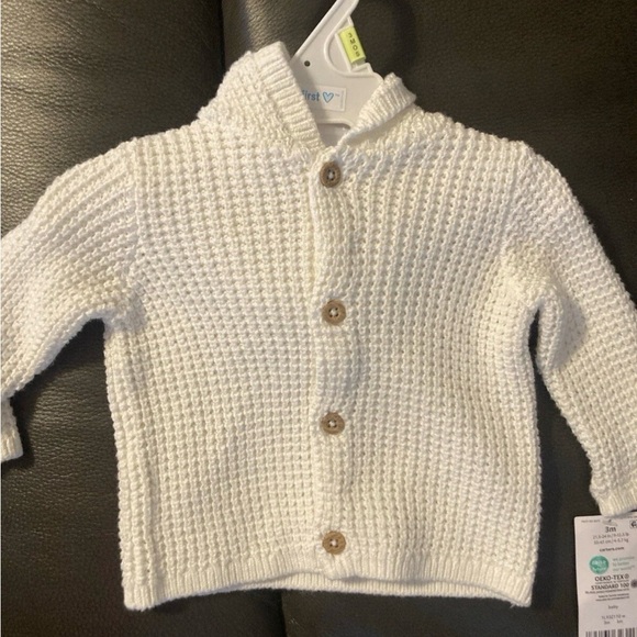 Carter's Other - Carter's White Knit Sweater for Kids